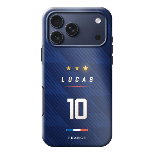Coque supporter personnalisee France - LUCAS 10